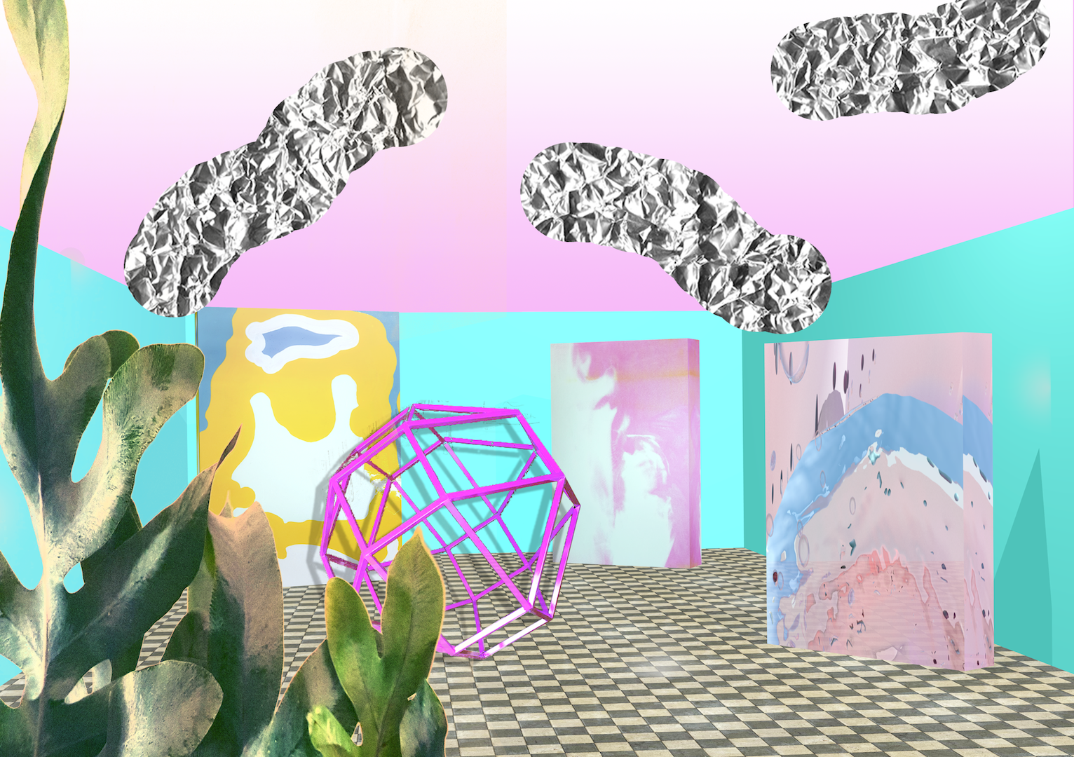 Adam Goodwin, Waterchimes and the Botttomless Pit of Outros, VR, 2017. Image courtesy of the artist.