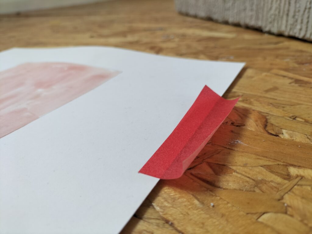 Image of sheet of paper fallen to the floor as described in the article