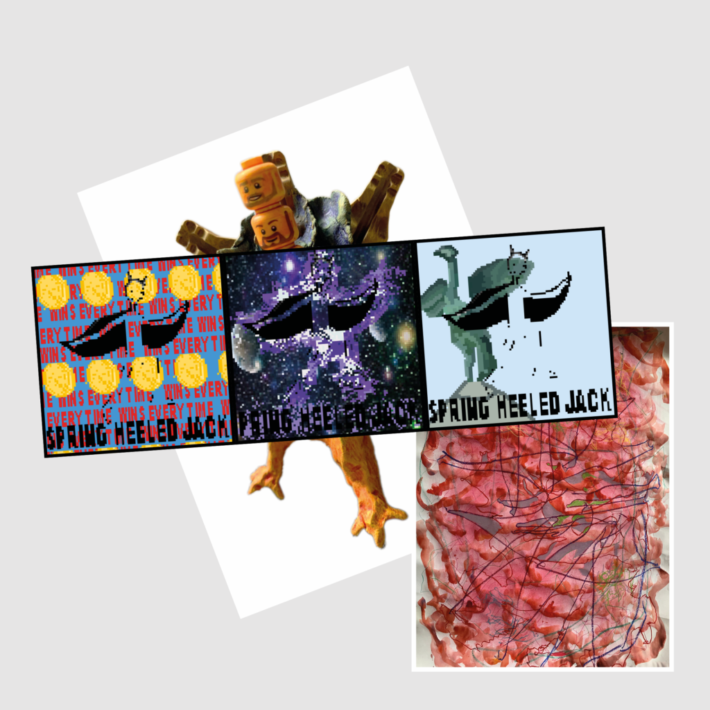 a selection of colourful stickers