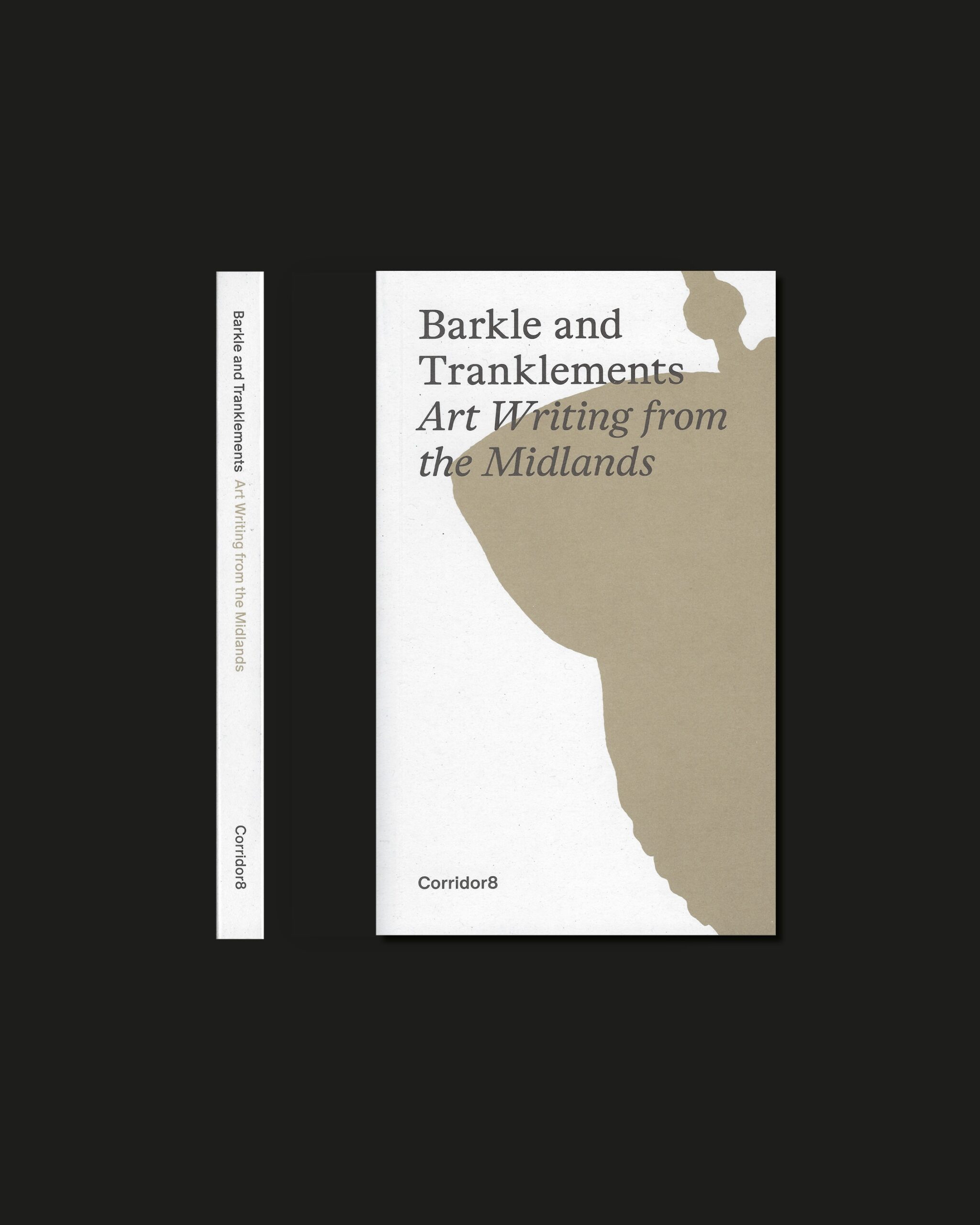Photograph of the front and spine of 'Barkle and Tranklements' showing the title.